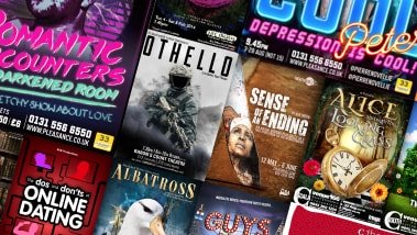 Let us design your Edinburgh Festival flyers and posters for you